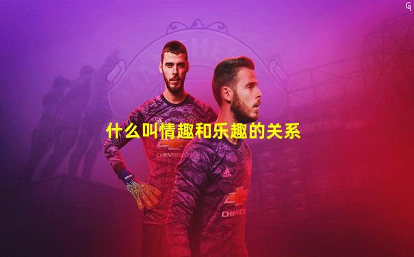 什么叫情趣和乐趣的关系