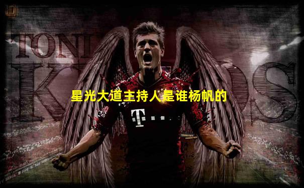 星光大道主持人是谁杨帆的