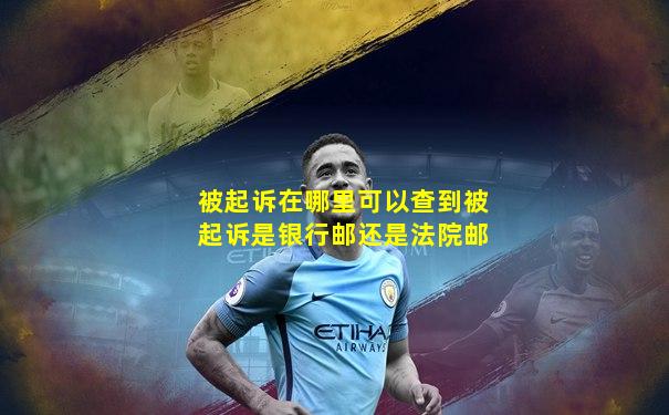被起诉在哪里可以查到被起诉是银行邮还是法院邮