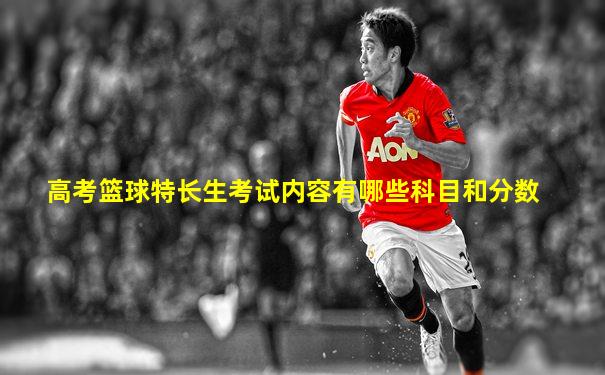 高考篮球特长生考试内容有哪些科目和分数